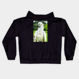 Sulphur-Crested Cockatoo Kids Hoodie